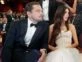 Camila Morrone y Leonardo DiCaprio juntos en los Premios Oscar. 