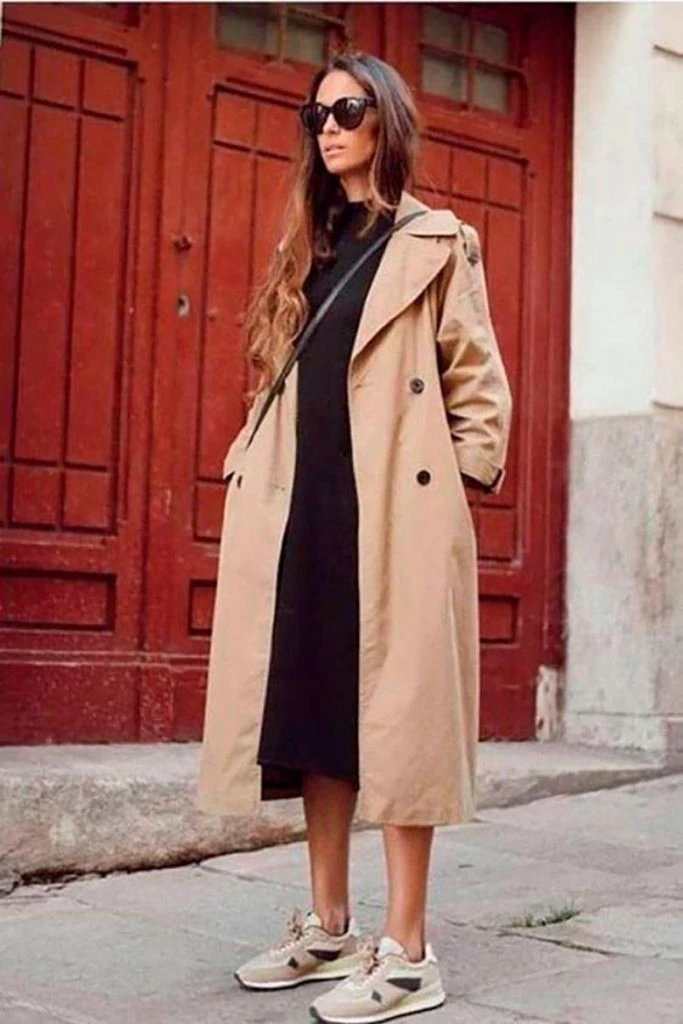 vestido más trench