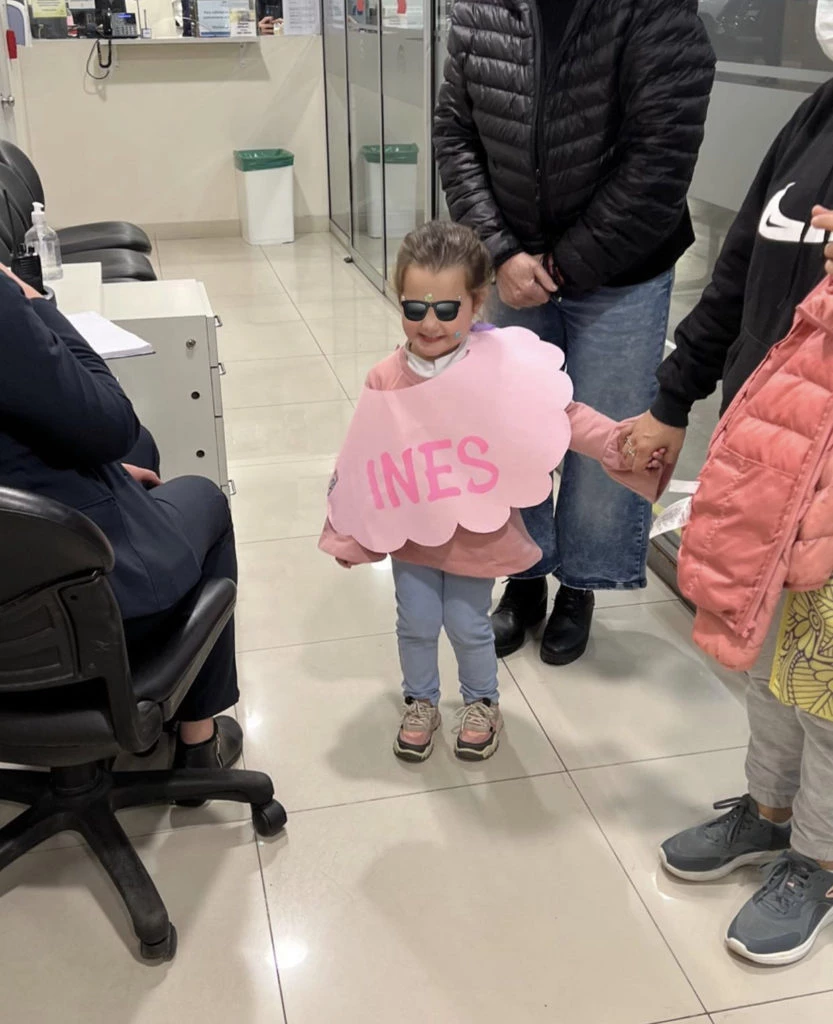 Inés, la hija de Barassi y Gómez Centurión.