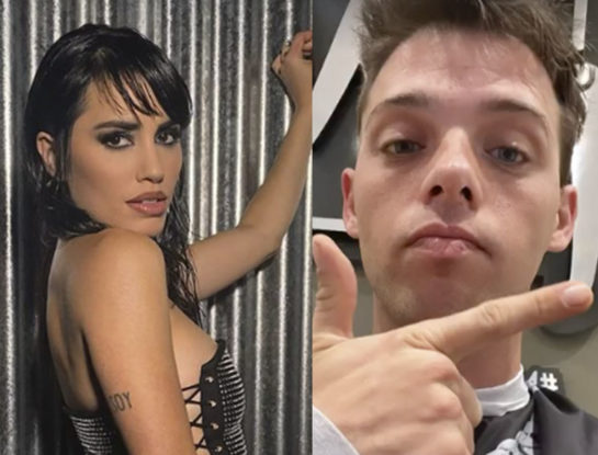 ¡Cumplieron la promesa! Así fue el beso que se dieron Lali Espósito y Santi Maratea en pleno recital