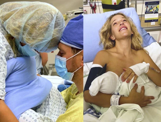 Las primeras fotos de Cielo, la hija de Luisana Lopilato: la actriz también compartió imágenes del parto