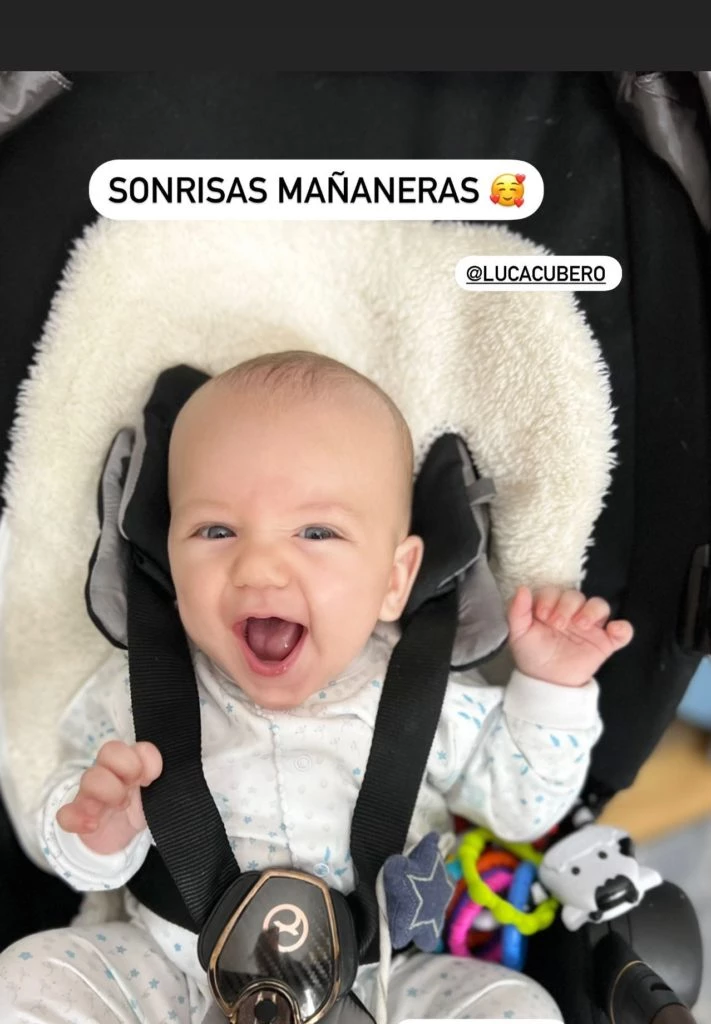 Luca, el hijo de Mica Viciconte y Fabián Cubero