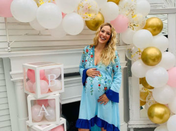 Luisana Lopilato compartió la intimidad del baby shower de su hija en camino