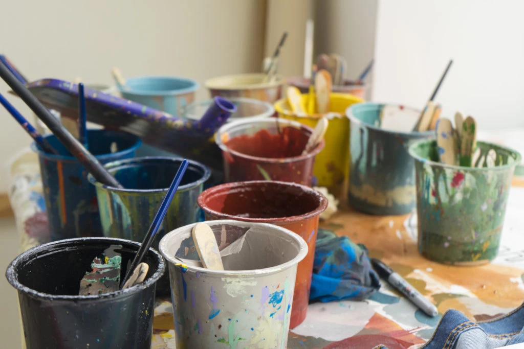 Milo Lockett en su taller