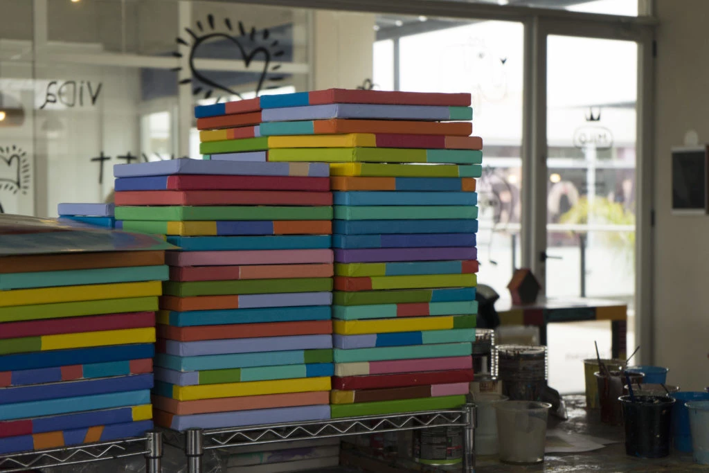 Milo Lockett en su taller