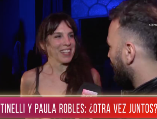 Paula Robles habló de la posibilidad de volver con Marcelo Tinelli