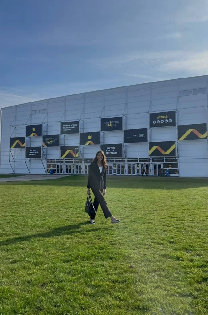 Taina Laurino especialista en protocolo se codea con la realeza participando de los Invictus Games