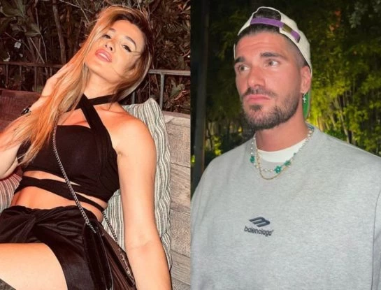 Camila Homs y Rodrigo de Paul coincidieron en el mismo lugar y así reaccionaron