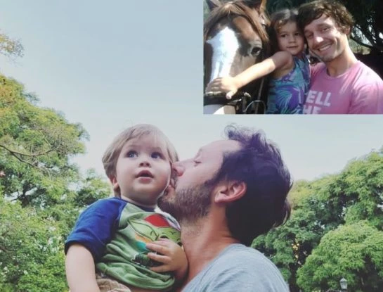 Benjamín Vicuña recordó a Blanca con una tierna foto donde aparece Amancio, el menor de sus hijos