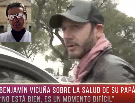 La razón que llevó a Benjamín Vicuña a dejar a su papá internado en Chile y volver a Buenos Aires