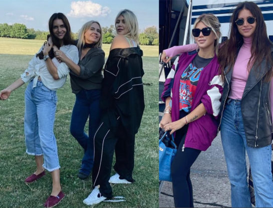Revelan que Wanda Nara, Zaira y Nora Colosimo "estarían separadas": llegaron juntas a Buenos Aires