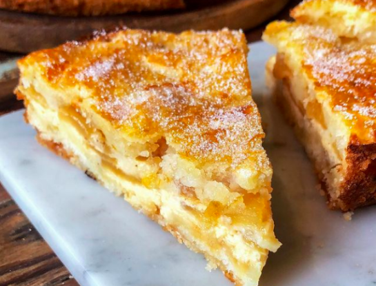 Así es la receta de la torta de manzanas "haragana" de Estefi Colombo