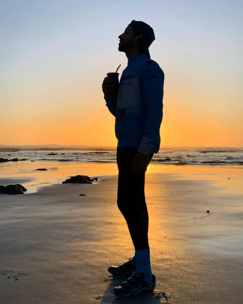 Leandro en pedaleando a QatAR