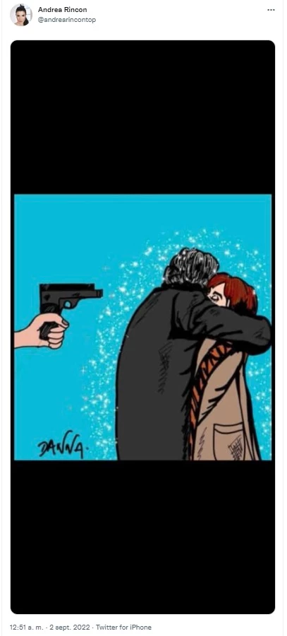 Andrea Rincón tuit sobre el ataque a Cristina Fernández