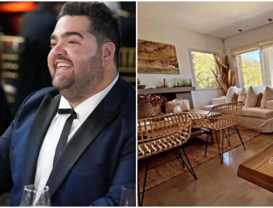 Así es el living comedor estilo boho chic de Darío Barassi