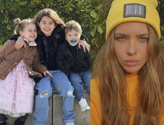 Las fotos de Rufina, Magnolia y Amancio, los hijos de la China Suárez disfrutando de las playas de Montevideo