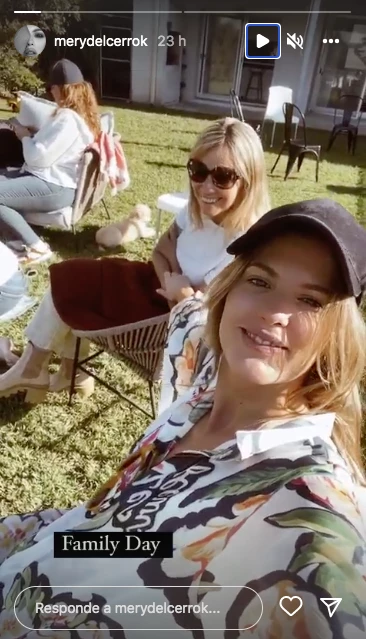 El modelo trucker que llevó Mery del Cerro para un día en familia