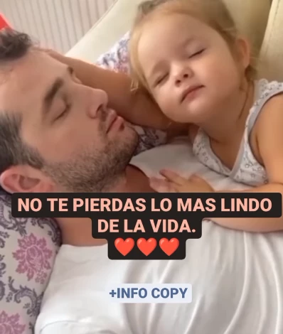 Fabricio Cagnin con su hija