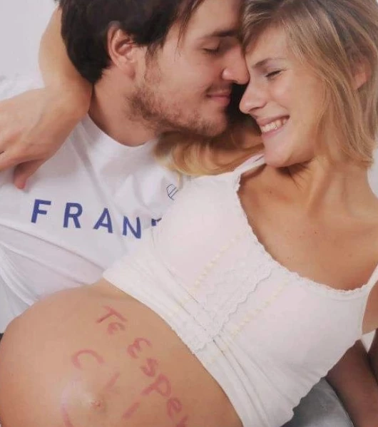 Fabricio Cagnin y su mujer