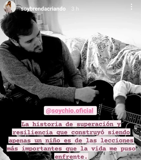 FAbricio Cagnin, hijo de Gilda