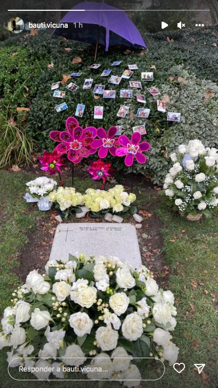 Bautista Vicuña, tumba de Blanca