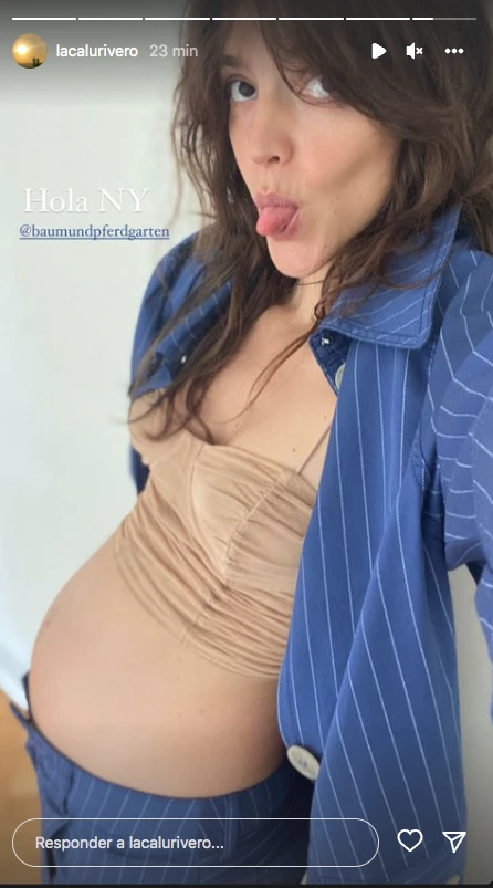 calu rivero embarazada