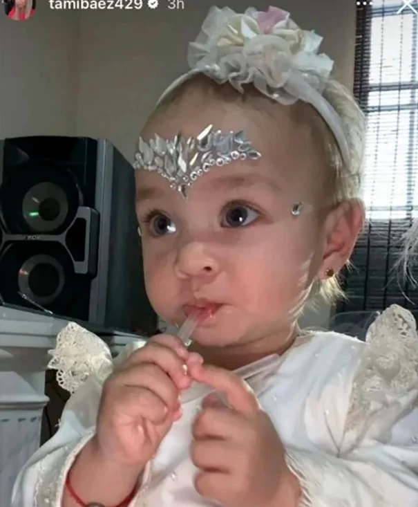 Así está Jamaica, la hija de L-Gante y Tamara Báez, que cumplió su primer añito