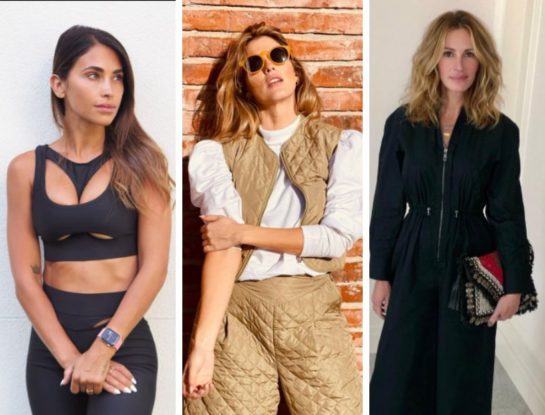Coincidencia fashion: Antonela Roccuzzo, Mery del Cerro y Julia Roberts usaron el mismo accesorio, ideal para la temporada que viene