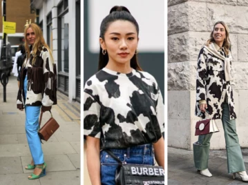 Cow print, la estampa furor entre las influencers
