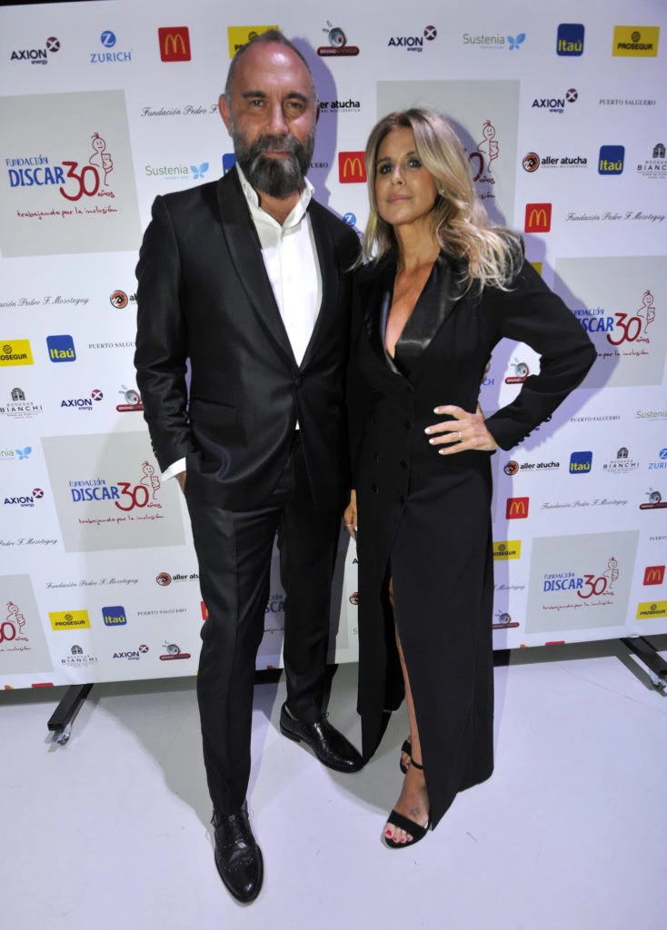 Gabriel Lage y Flavia Palmiero en Discar