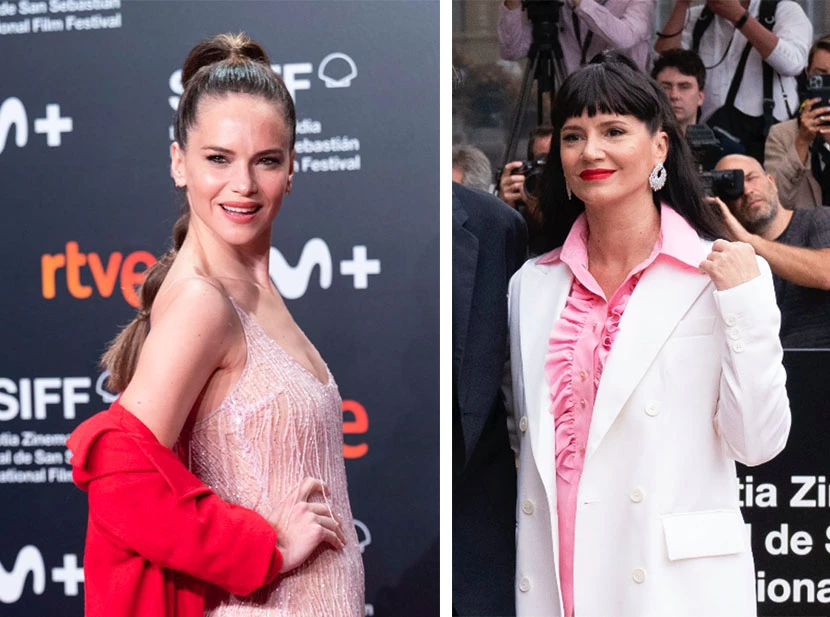 famosas con color rosa