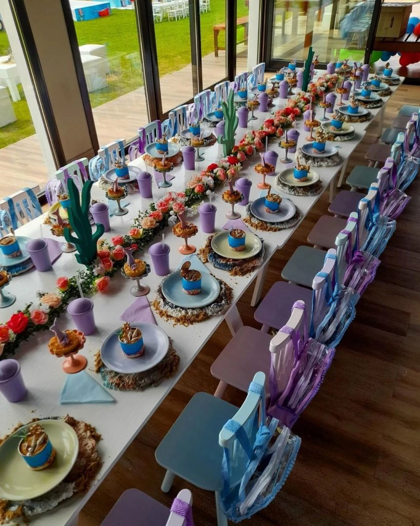 El cumpleaños de la hija de Gabriela Sari con temática de la Sirenita