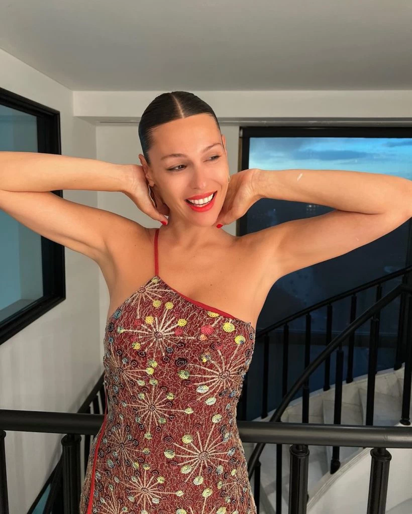 El look de Pampita, perfecto para una fiesta