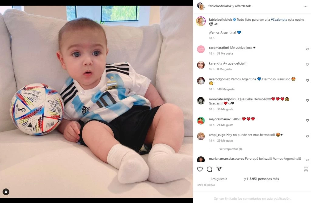 El tierno posteo de Fabiola Yañez mostrando a su hijo Francisco