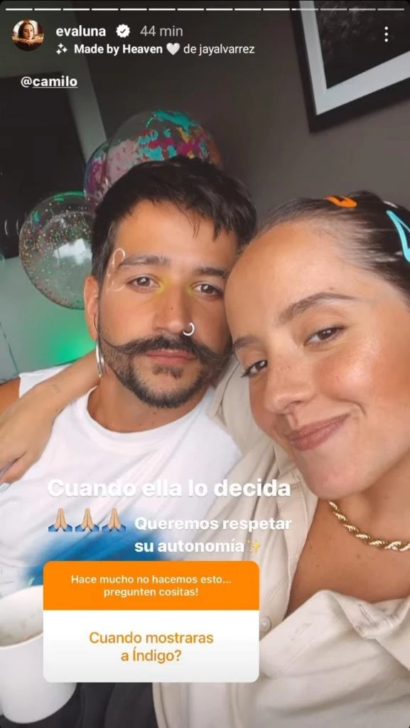 Evaluna Montaner contó cuándo mostrará a su hija índigo en las redes