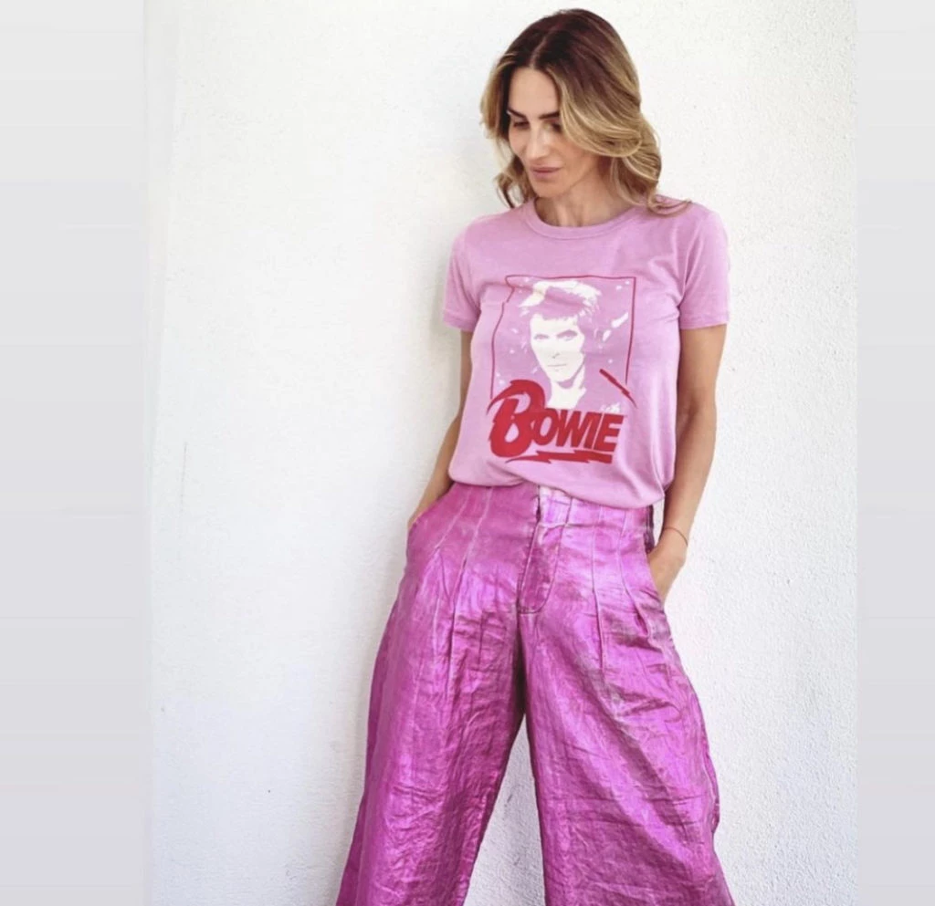  María Vázquez y su look metal. Foto Instagram.