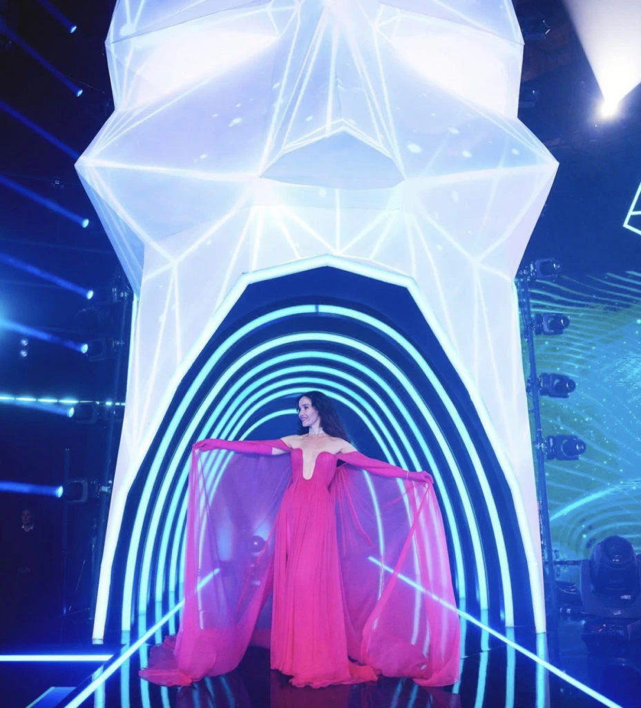 Natalia Oreiro en Quién es la Máscara. Foto Instagram.