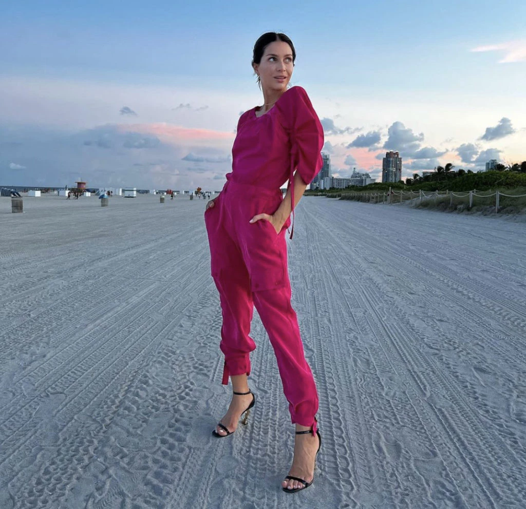 Zaira y su versión del Barbiecore. Foto: Instagram.