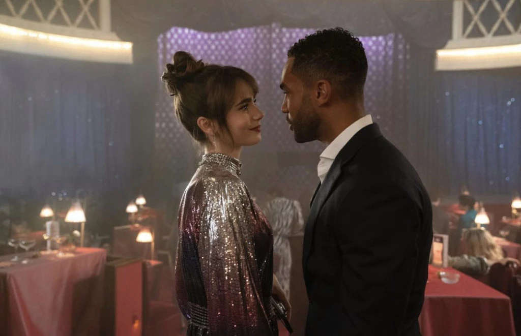 Emily repleta de brillos. Foto: Instagram.