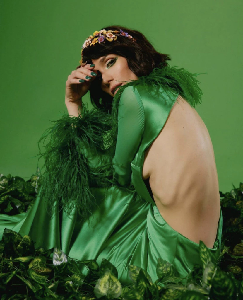 Impactante diseño de Fabián Zitta lució hoy Oreiro. Foto: Instagram.