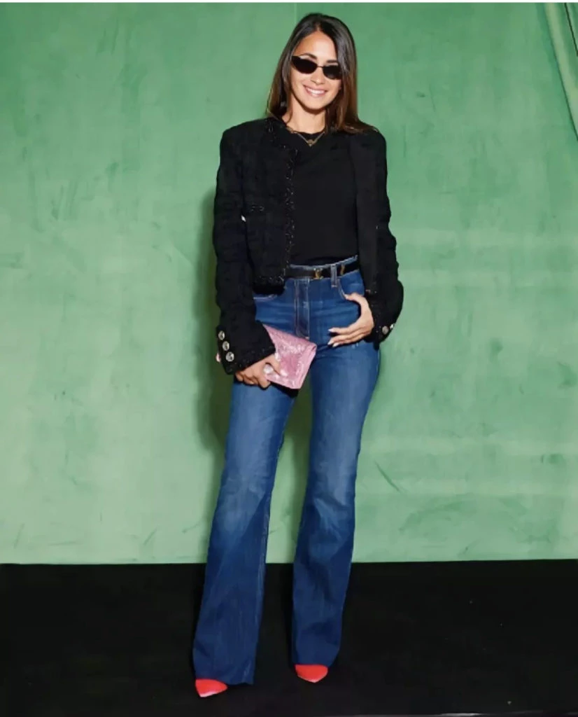 Antonela Roccuzzo en "La Maison de Vivier". Foto: Instagram.