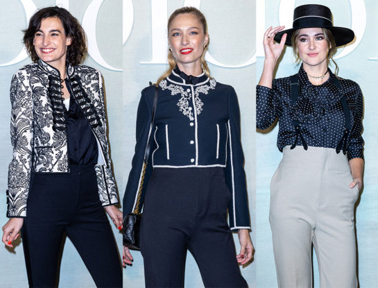 Las fotos de los increíbles looks en la red carpet del desfile de Dior en la Semana de la de Moda de París