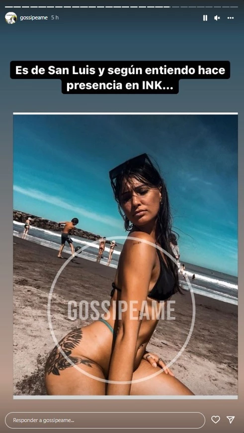 La mujer que estuvo con Tinelli