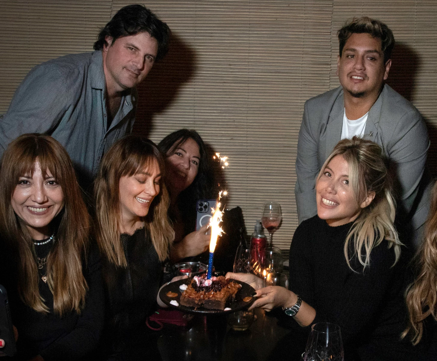 Las fotos de Wanda Nara en el festejo de cumpleaños de su amiga Sol Estevanez