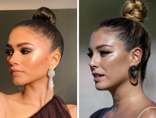 Las mil versiones del rodete: el sofisticado peinado de fiesta que imponen las influencers y las famosas