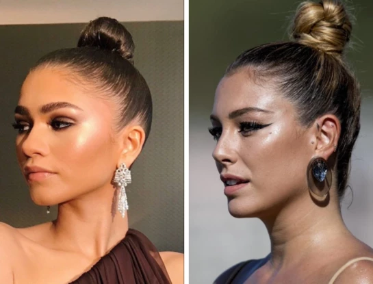 Las mil versiones del rodete: el sofisticado peinado de fiesta que imponen las influencers y las famosas