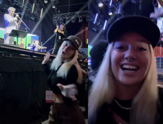 Así está Margarita, la hija de Fito Páez, que estuvo en el concierto por los 30 años de "El amor después del amor"