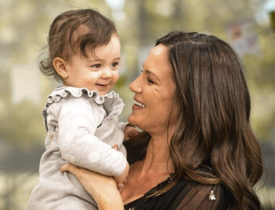 El "enojo" de Paula Chaves con Filipa, su hija de dos años