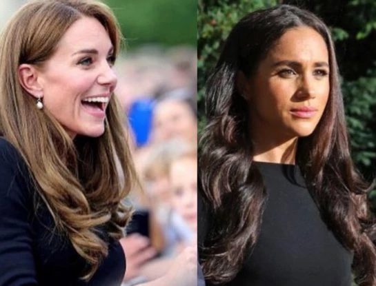 Así fueron los looks sobrios de Kate Middleton y Meghan Markle, en medio del luto por la Reina Isabel II