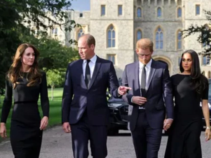 Harry y William después de la muerte de la Reina Isabel II